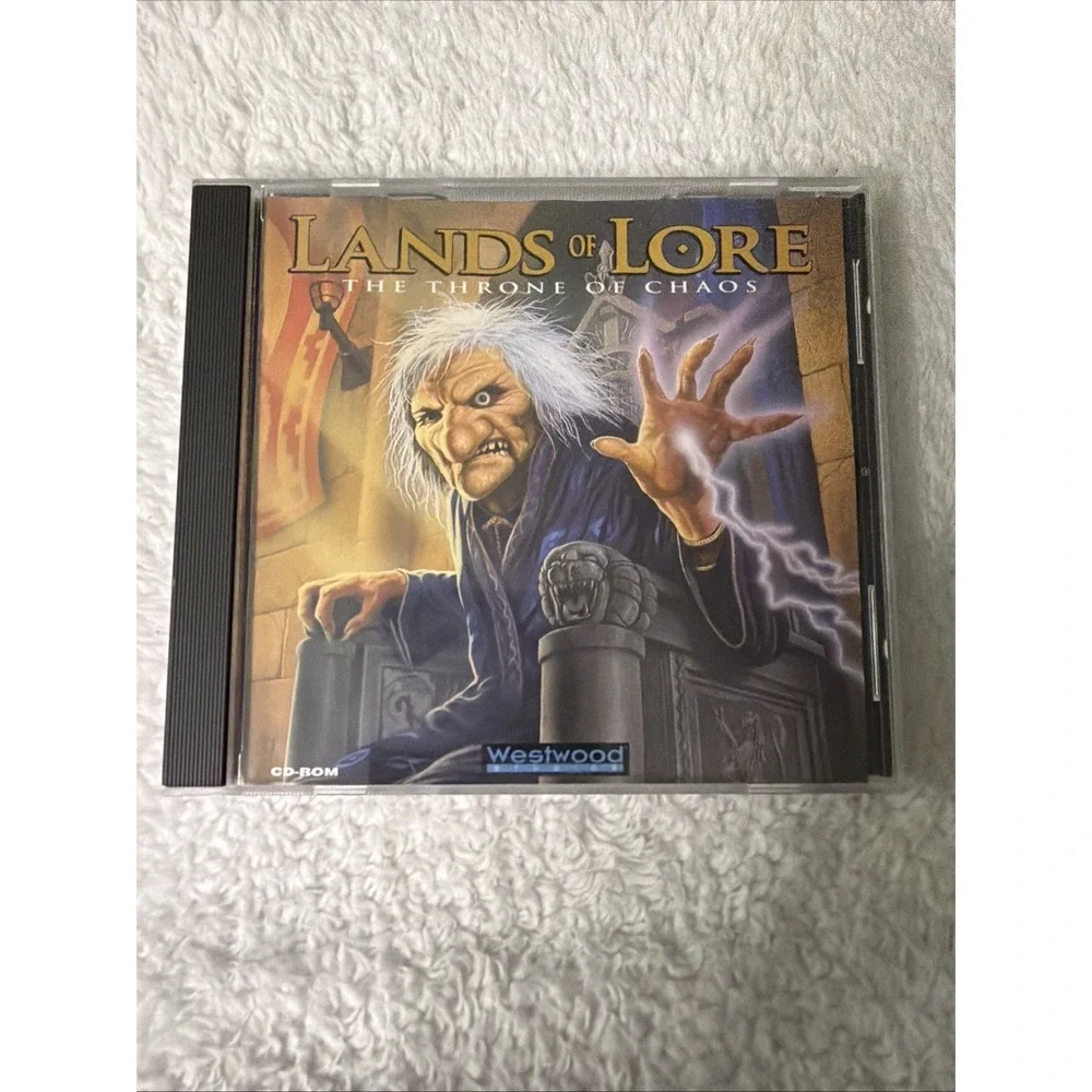 Lands of Lore The Throne of Chaos Westwood 1993 PC CD ROM Patrick Stewart Virgin
